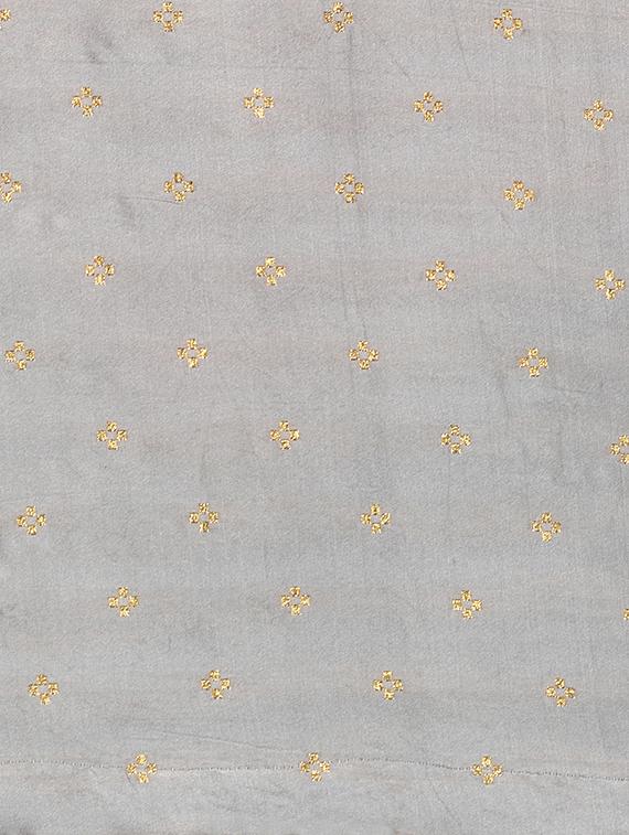 zari motif semi-stitched a-line lehenga - 16099170 - Zoom Image - 5