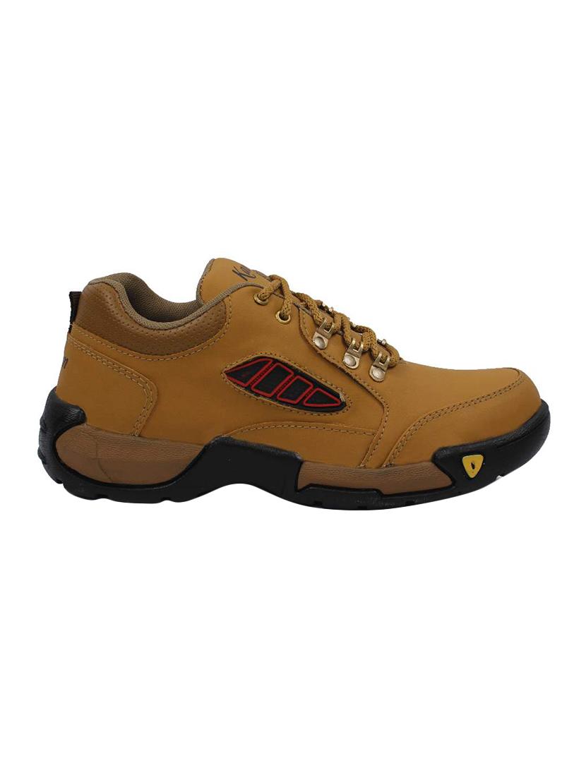 tan synthetic slip on boots - 16099337 - Zoom Image - 2