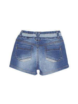blue cotton shorts - 16100097 - Standard Image - 2
