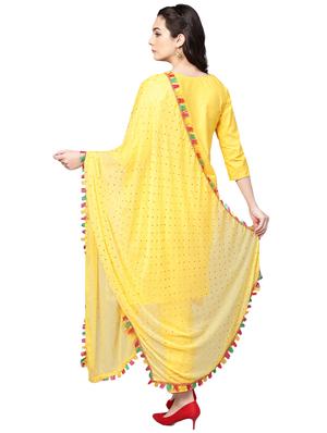 embellished unstitched straight pant suit - 16100690 - Standard Image - 2
