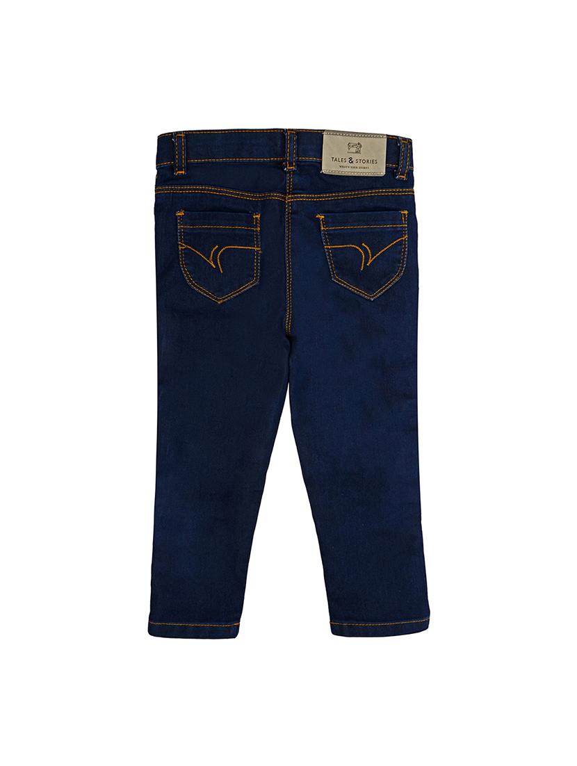 blue denim plain jeans - 16100713 - Zoom Image - 2