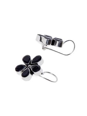 black metal drop earring - 16100889 - Standard Image - 2