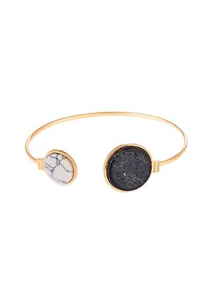 white zinc bangle bracelet - 16100973 - Standard Image - 2