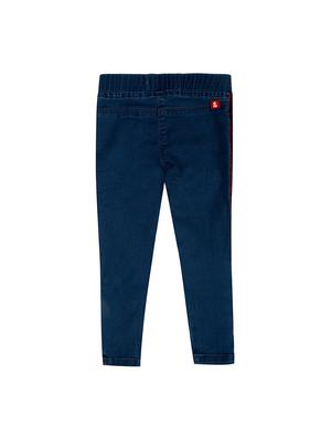 blue cotton blend jegging - 16101302 - Standard Image - 2