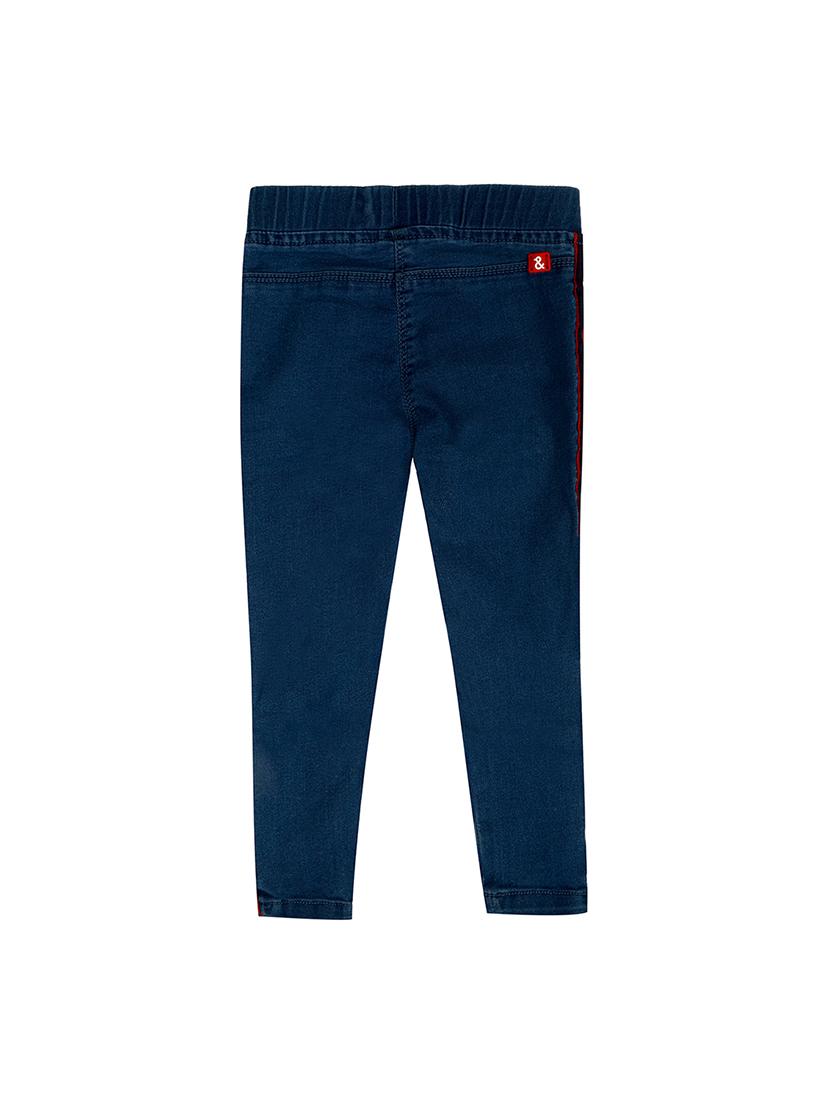 blue cotton blend jegging - 16101302 - Zoom Image - 2