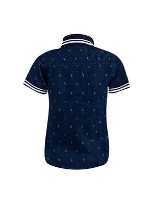 blue cotton shirt - 16103830 - Standard Image - 2