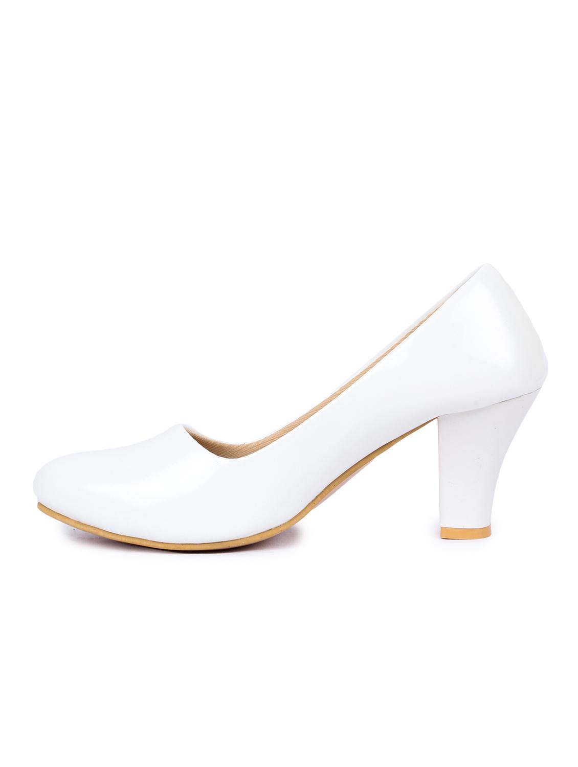 white slip on pumps - 16104311 - Zoom Image - 2