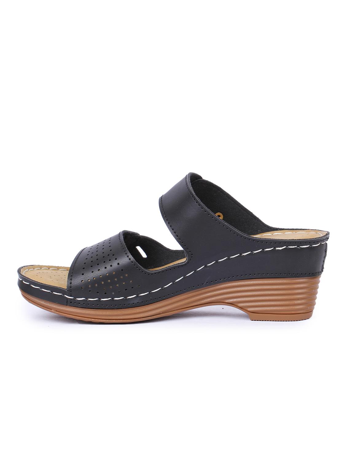 black slip on wedges - 16104320 - Zoom Image - 2