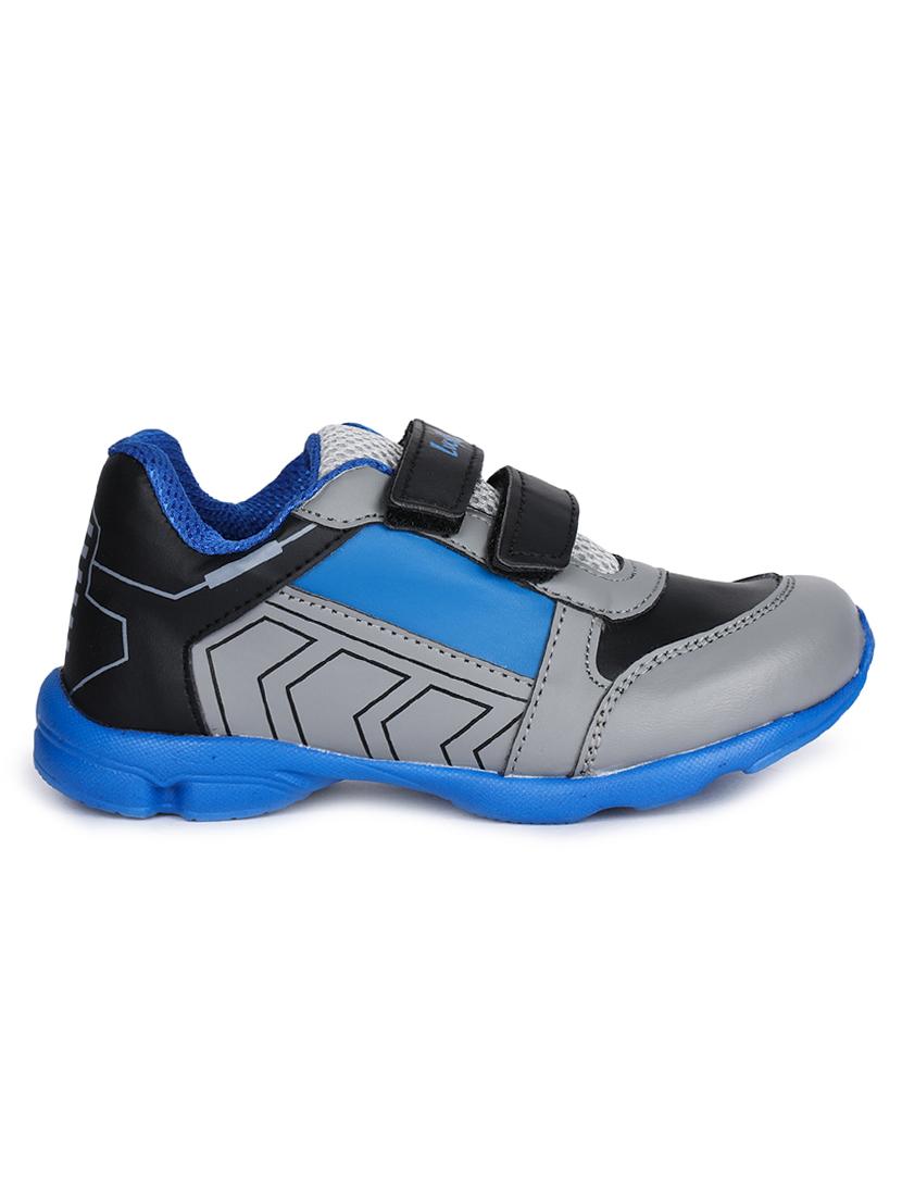 blue leatherette sports shoe - 16105157 - Zoom Image - 2