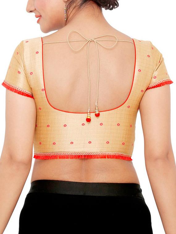 Fringes printed blouse - 16105326 - Zoom Image - 2