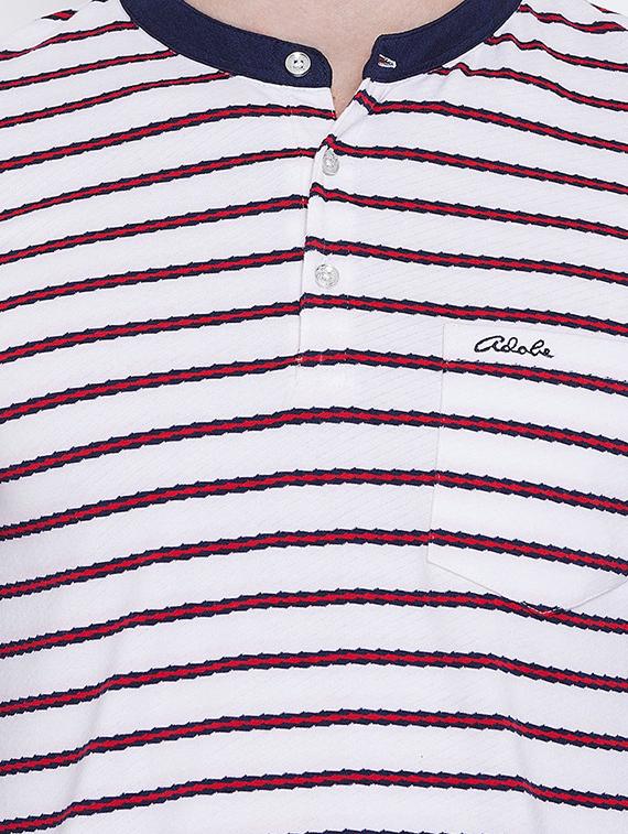 white striped pocket t-shirt - 16105863 - Zoom Image - 5