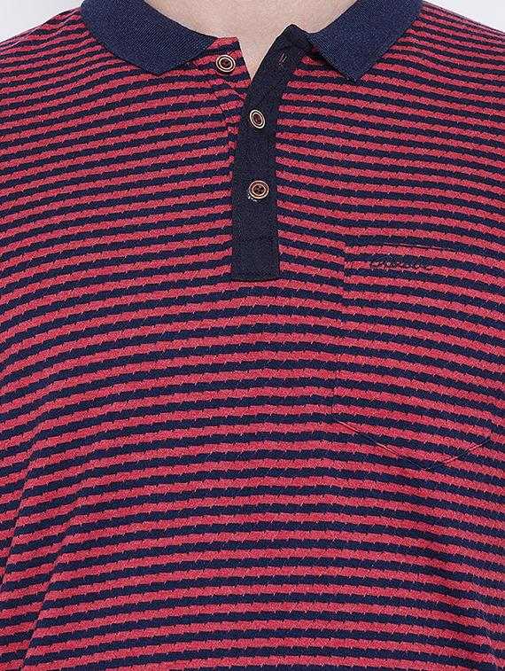 red striped polo t-shirt - 16105899 - Zoom Image - 5