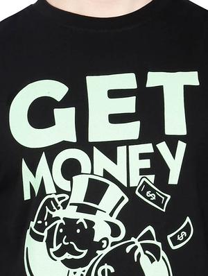 black cotton chest print tshirt - 16106174 - Standard Image - 5