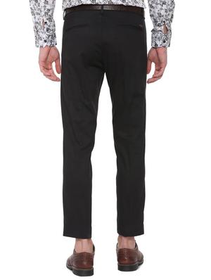 black solid chinos - 16106857 - Standard Image - 2