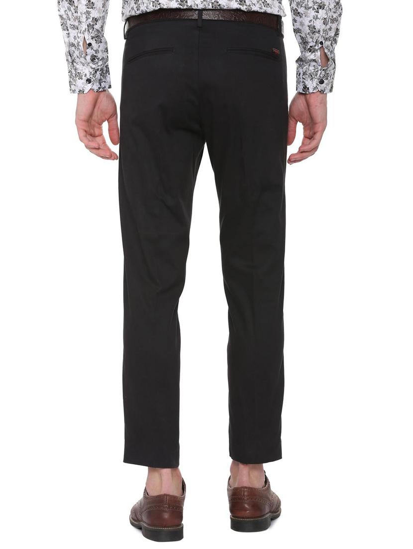 black solid chinos - 16106857 - Zoom Image - 2