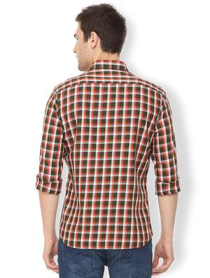 green checkered casual shirt - 16106994 - Standard Image - 2