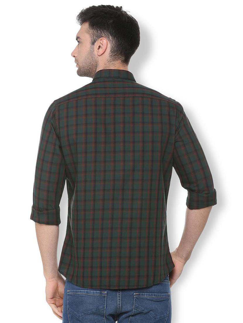 green checkered casual shirt - 16107090 - Zoom Image - 2