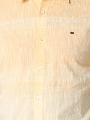 yellow striped casual shirt - 16107112 - Standard Image - 5