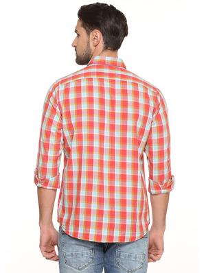 red checkered casual shirt - 16107238 - Standard Image - 2