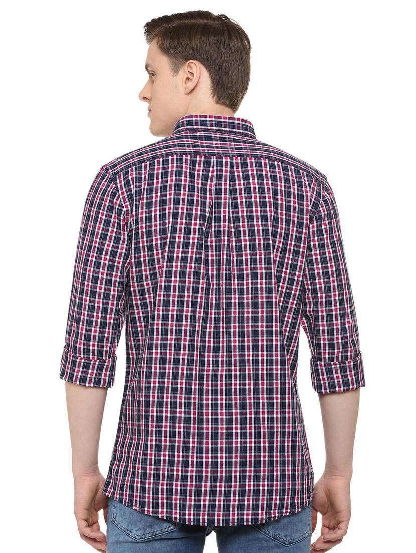 multi colored checkered casual shirt - 16107308 - Zoom Image - 2
