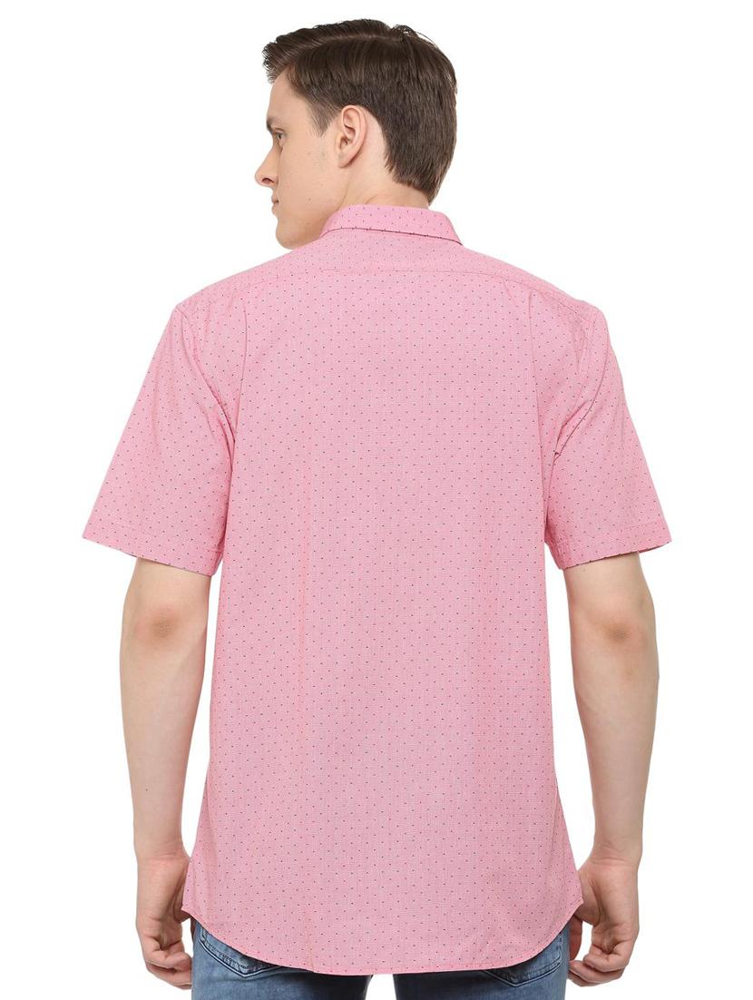 pink polka dots casual shirt - 16107334 - Zoom Image - 2