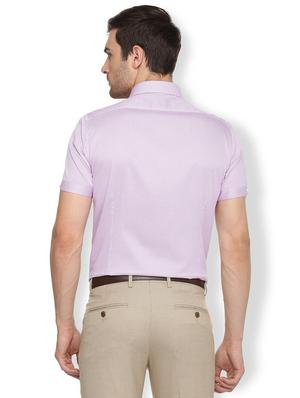 purple printed formal shirt - 16107392 - Standard Image - 2
