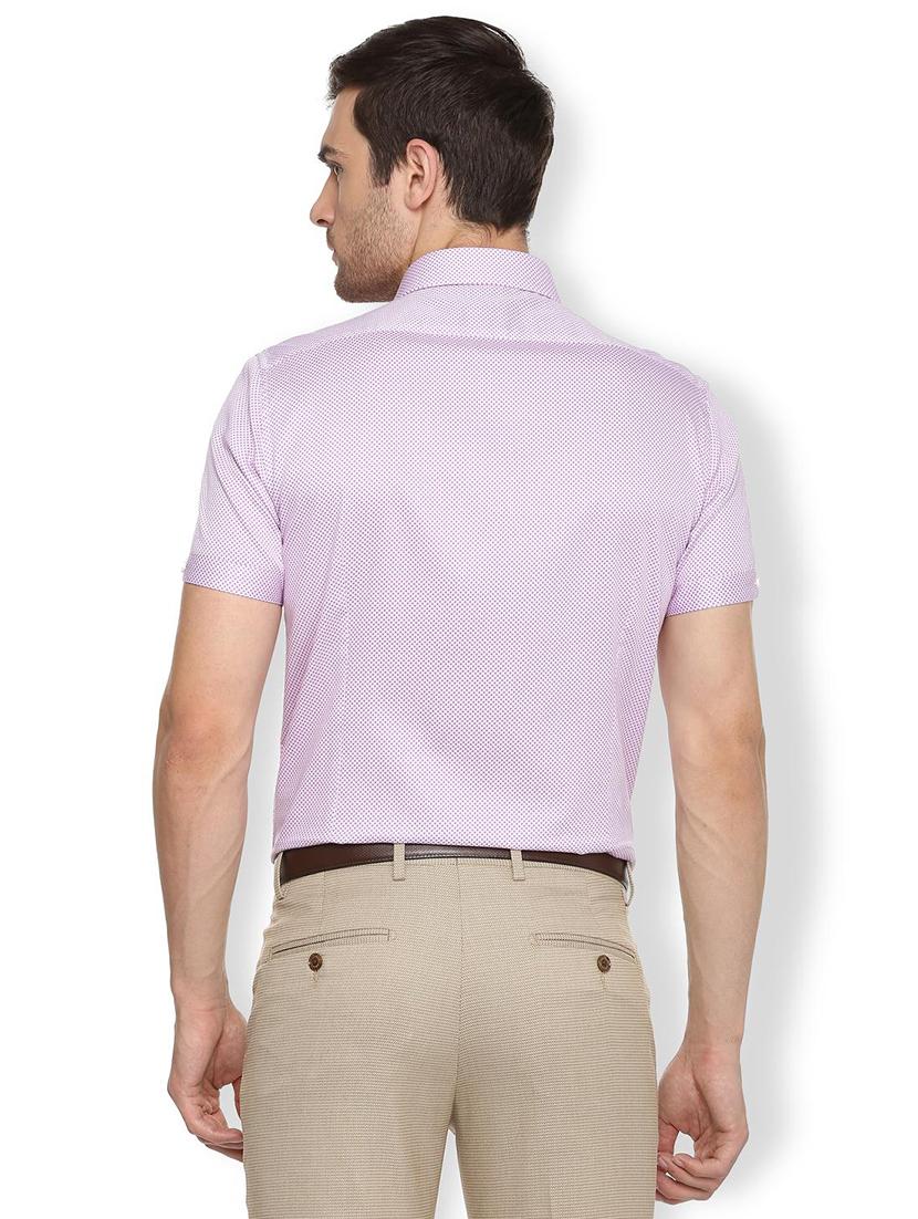 purple printed formal shirt - 16107392 - Zoom Image - 2