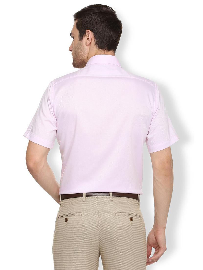 pink cotton formal shirt - 16107401 - Zoom Image - 2