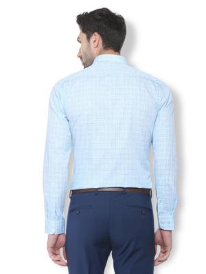 blue checkered formal shirt - 16107441 - Standard Image - 2