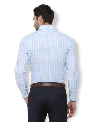 blue checkered formal shirt - 16107466 - Standard Image - 2