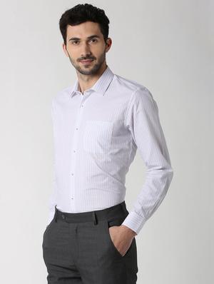 white striped formal shirt - 16107526 - Standard Image - 2