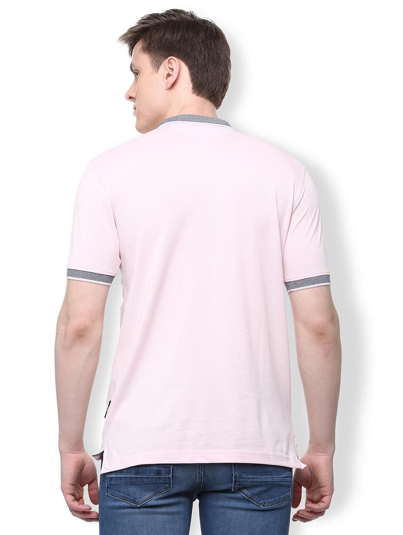 pink solid pocket tshirt - 16107586 - Zoom Image - 2