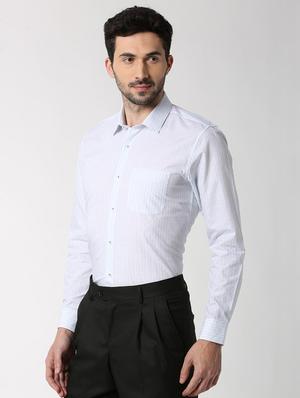 white striped formal shirt - 16107660 - Standard Image - 2