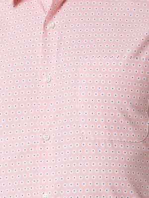 pink printed formal shirt - 16107674 - Standard Image - 5