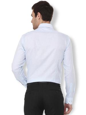light blue striped formal shirt - 16107709 - Standard Image - 2