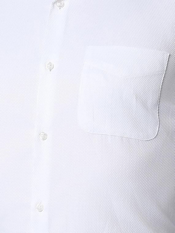 white solid formal shirt - 16107810 - Zoom Image - 5