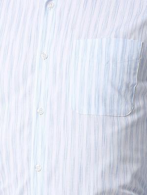 blue striped formal shirt - 16107811 - Standard Image - 5