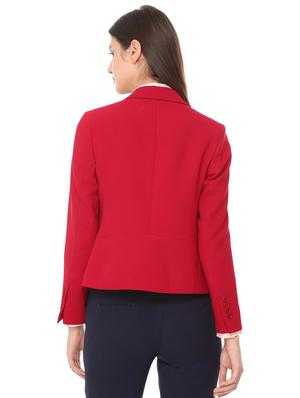 lapel neck casual blazer - 16108707 - Standard Image - 2