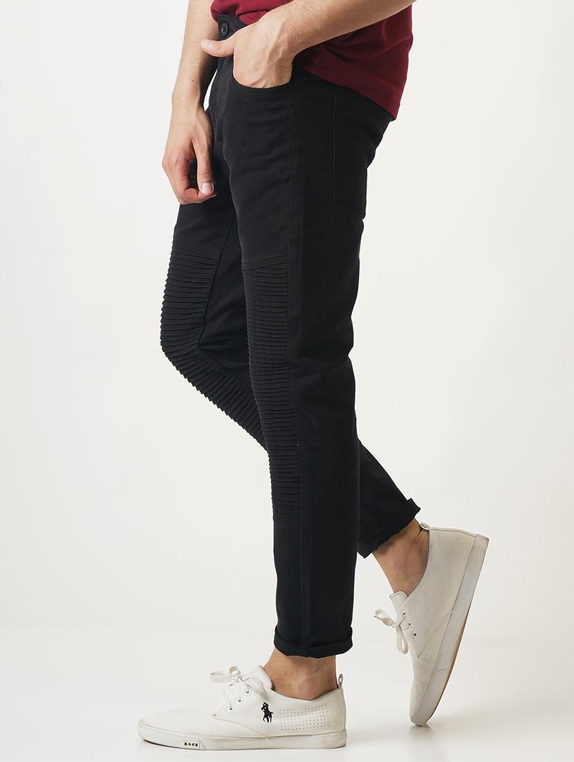 black solid chinos - 16108803 - Zoom Image - 2