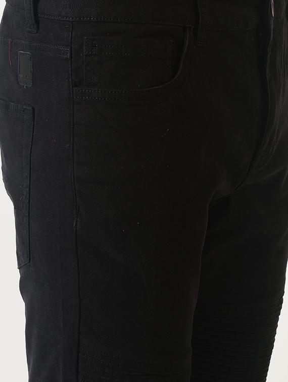 black solid chinos - 16108803 - Zoom Image - 5