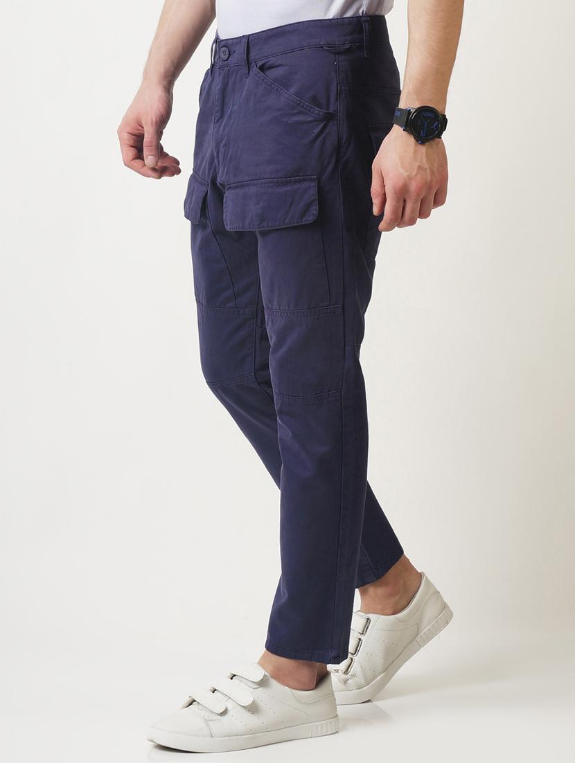 blue cotton cargos - 16108804 - Zoom Image - 2