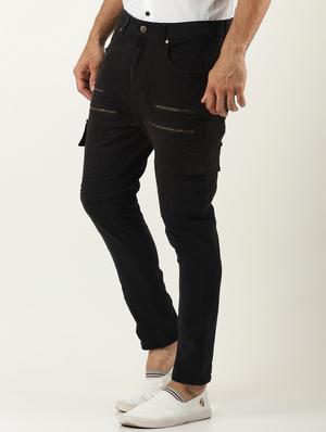 black solid cargos - 16108810 - Standard Image - 2