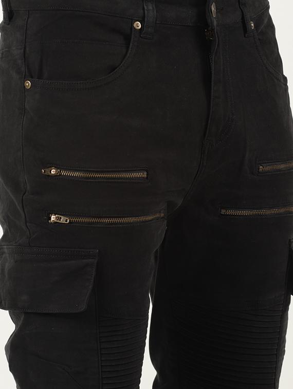 black solid cargos - 16108810 - Zoom Image - 5