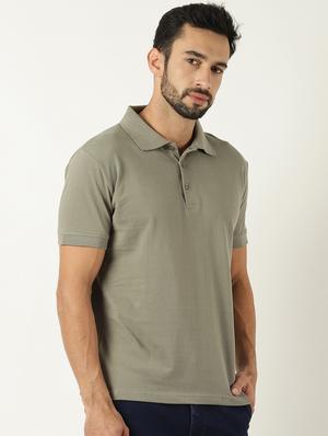 olive green camouflage back print tshirt - 16108905 - Standard Image - 2