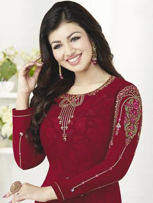 embroidered palazzo unstitched suit - 16108914 - Standard Image - 2