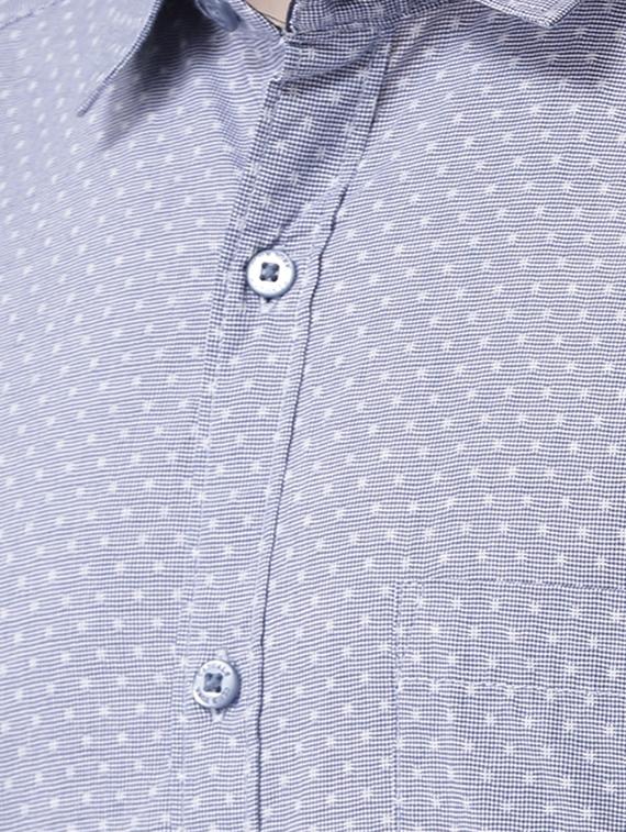 blue printed casual shirt - 16109483 - Zoom Image - 5