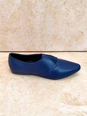blue slip on formal shoes - 16109606 - Standard Image - 2