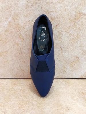 blue slip on formal shoes - 16109606 - Standard Image - 5