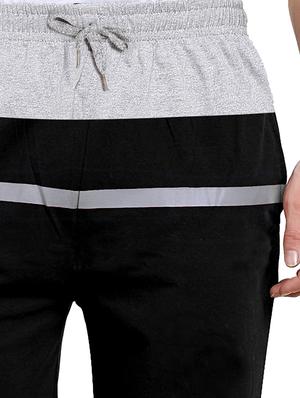 black color block shorts - 16109761 - Standard Image - 5
