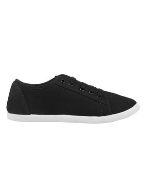 black lace-up sneakers - 16110515 - Standard Image - 2